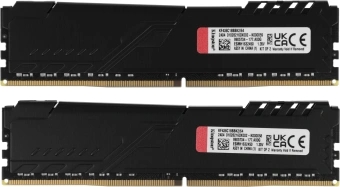 Память DDR4 2x32GB 3600MHz Kingston KF436C18BBK2/64 Fury Beast Black RTL Gaming PC4-28800 CL18 DIMM 288-pin 1.35В dual rank с радиатором Ret - купить недорого с доставкой в интернет-магазине