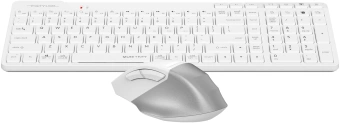 Клавиатура + мышь A4Tech Fstyler FB2800C Air2 White клав:белый/серый мышь:белый/серый USB беспроводная Bluetooth/Радио slim - купить недорого с доставкой в интернет-магазине