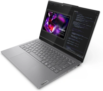 Ноутбук Lenovo Yoga Slim 7 14IMH9 Core Ultra 7 155H 16Gb SSD512Gb Intel Arc 14" OLED WUXGA (1920x1200) без ОС grey WiFi BT Cam (83CV00E9RK) - купить недорого с доставкой в интернет-магазине