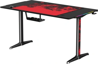 Стол игровой Bloody BD-TB301 электропривод столешница ЛДСП карбон каркас черный 140x80см - купить недорого с доставкой в интернет-магазине