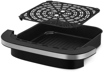 Аэрогриль Kitfort КТ-2289 2200Вт черный/серебристый - купить недорого с доставкой в интернет-магазине
