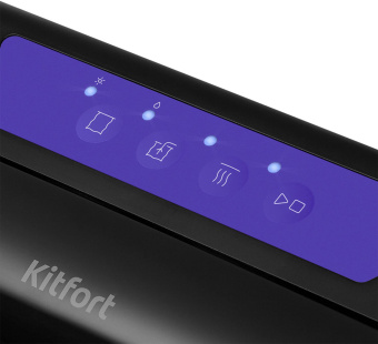 Вакуумный упаковщик Kitfort КТ-1528-1 110Вт 0.55Бар шир.пак.:28см черный/фиолетовый - купить недорого с доставкой в интернет-магазине