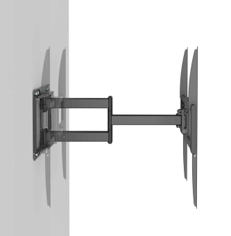Кронштейн для телевизора Ultramounts UM968 черный 43"-105" макс.50кг настенный поворот и наклон - купить недорого с доставкой в интернет-магазине