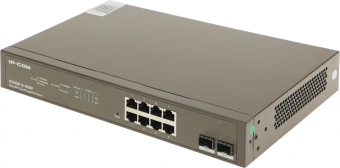 Коммутатор IP-Com G3310P-8-150W (L2) 8x1Гбит/с 2xКомбо(1000BASE-T/SFP) 2SFP 8PoE 130W управляемый - купить недорого с доставкой в интернет-магазине