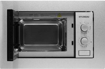 Микроволновая печь Hyundai HBW 2030 IX 20л. 800Вт нержавеющая сталь (встраиваемая) - купить недорого с доставкой в интернет-магазине