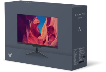 Моноблок Digma Pro Base 23.8" Full HD i3 12100 (3.3) 8Gb SSD512Gb UHDG 730 CR Windows 11 Pro GbitEth WiFi BT 90W клавиатура мышь Cam черный 1920x1080 - купить недорого с доставкой в интернет-магазине