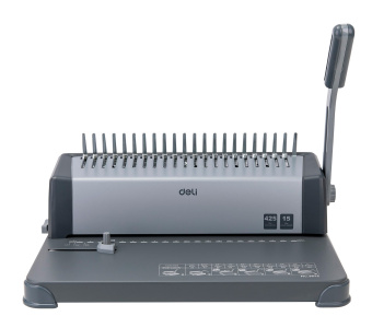 Переплетчик Deli Easy E3872 A4/перф.15л.сшив/макс.425л./пластик.пруж. (10-16мм) - купить недорого с доставкой в интернет-магазине