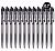 Ручка шариков. автоматическая Deli X-tream EQ02120 черный d=0.7мм черн. черн. сменный стержень линия 0.4мм