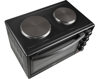 Мини-печь GFGril GFO-40 Hot Plates 38л. 1600Вт черный - купить недорого с доставкой в интернет-магазине