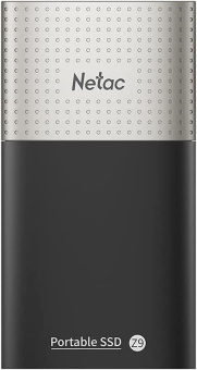 Накопитель SSD Netac USB-C 128GB NT01Z9-128G-32BK Z9 1.8&quot; черный - купить недорого с доставкой в интернет-магазине