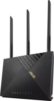 Роутер беспроводной Asus 4G-AX56 AX1800 10/100/1000BASE-TX/4G cat.6 черный - купить недорого с доставкой в интернет-магазине