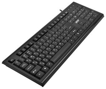 Клавиатура Acer OKW120 черный USB - купить недорого с доставкой в интернет-магазине