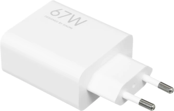 Сетевое зар./устр. Xiaomi 67W HyperCharge Power Adapter 67W 3.25A (PD) USB универсальное белый (BHR07SKEU) - купить недорого с доставкой в интернет-магазине