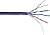 Кабель информационный Lanmaster LAN-5EUTP-PT-LSZH-VI кат.5E UTP 4 пары 24AWG LSZH внутренний 305м фиолетовый