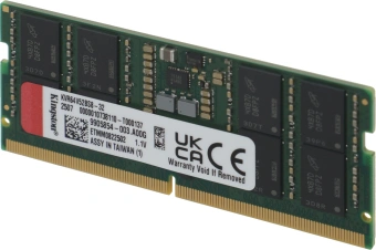 Память DDR5 32GB 6400MHz Kingston KVR64V52BS8-32 Valueram RTL PC5-51200 CL52 SO-DIMM 262-pin 1.1В single rank Ret - купить недорого с доставкой в интернет-магазине