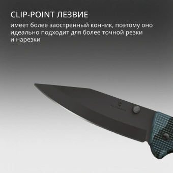 Нож перочинный Victorinox Evoke BSH Alox Navy (0.9425.DS222) 136мм 4функц. синий камуфляж подар.коробка - купить недорого с доставкой в интернет-магазине