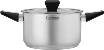 Кастрюля Rondell Blitz RDS-1889 3.2л. d=20см (с крышкой) стальной - купить недорого с доставкой в интернет-магазине