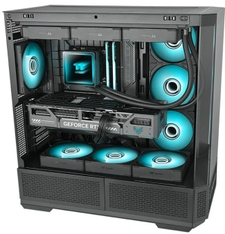 Вентилятор для корпуса Thermaltake CT140 EX Infinity ARGB 140х140x25 черный 4-pin 29.2дБ (упак.:3шт) (CL-F242-PL14SW-A) Ret - купить недорого с доставкой в интернет-магазине