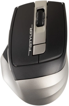 Мышь A4Tech Fstyler FB35 серый оптическая 2000dpi беспров. BT/Radio USB для ноутбука 6but (FB35 SMOKY GREY) - купить недорого с доставкой в интернет-магазине