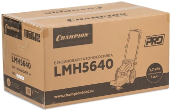 Газонокосилка роторная Champion LMH5640 3700Вт - купить недорого с доставкой в интернет-магазине