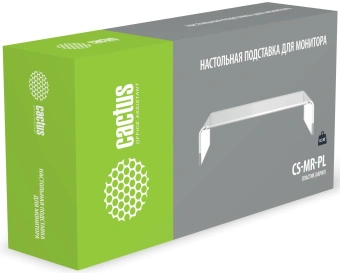 Подставка под монитор Cactus CS-MR-PL прозрачный - купить недорого с доставкой в интернет-магазине