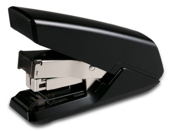 Степлер Kw-Trio 5631black Atomo 24/6 26/6 (35листов) встроенный антистеплер снижение усилия плоский подгиб скобы черный закрытый - купить недорого с доставкой в интернет-магазине