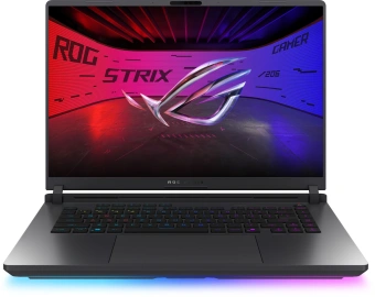 Ноутбук Asus ROG Strix G16 G615LR-S5348 Core Ultra 7 255HX 32Gb SSD1Tb NVIDIA GeForce RTX5070Ti 12Gb 16" IPS WQXGA (2560x1600) без ОС grey WiFi BT Cam (90NR0LR1-M00FB0) - купить недорого с доставкой в интернет-магазине