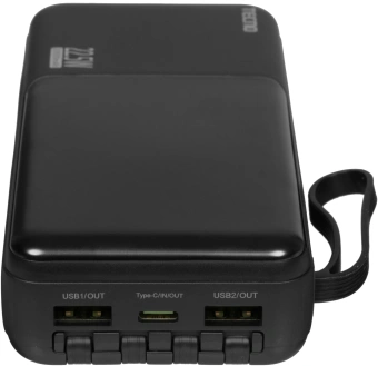 Мобильный аккумулятор Tecno Pocket L201Q 20000mAh QC3.0/PD 22.5W 3A USB-A/2xUSB-C черный (L201Q) - купить недорого с доставкой в интернет-магазине