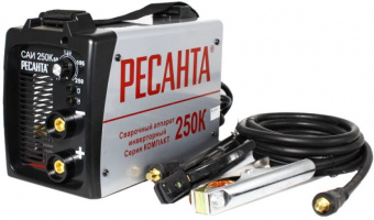 Сварочный аппарат Ресанта САИ-250К инвертор ММА DC 7.8кВт - купить недорого с доставкой в интернет-магазине
