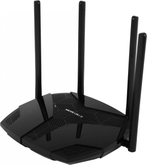 Роутер беспроводной Mercusys MR70X AX1800 10/100/1000BASE-TX черный - купить недорого с доставкой в интернет-магазине