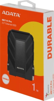 Жесткий диск A-Data USB 3.0 1TB AHD710P-1TU31-CBK HD710Pro DashDrive Durable 2.5" черный - купить недорого с доставкой в интернет-магазине