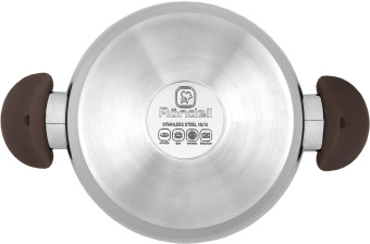 Кастрюля Rondell Coffee Bean RDS-1645 5.7л. d=24см (с крышкой) стальной - купить недорого с доставкой в интернет-магазине