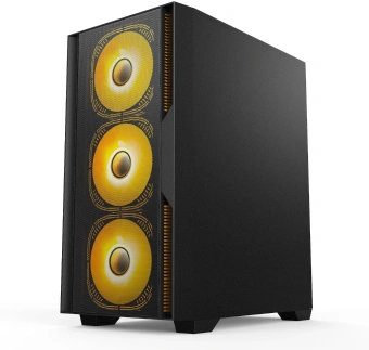 Корпус Accord ACC-ZCU1B черный без БП mATX 5x120mm 2xUSB3.0 1xUSB3.1 audio bott PSU - купить недорого с доставкой в интернет-магазине
