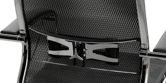 Кресло Метта Samurai S-1 черный сиденье черный сетка с подголов. крестов. металл хром - купить недорого с доставкой в интернет-магазине