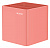 Подставка Deli ENS011PINK Nusign 2отд. для письменных принадлежностей 84х84х86мм розовый пластик