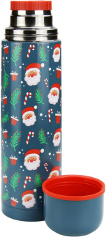 Термос Starwind New Year 12-1000 1л. зеленый/рисунок - купить недорого с доставкой в интернет-магазине