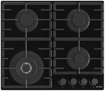 Газовая варочная поверхность Gorenje GTW641BHF черный - купить недорого с доставкой в интернет-магазине