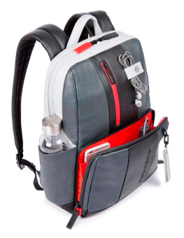 Рюкзак унисекс Piquadro Urban CA3214UB00BM/GRN серый/черный кожа - купить недорого с доставкой в интернет-магазине