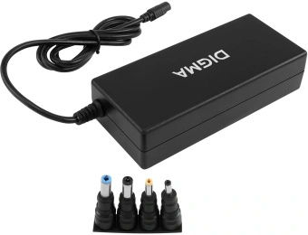 Блок питания Digma DM-A90 автоматический 90W 18.5V-20V 4-коннект. 4.9A от бытовой электросети - купить недорого с доставкой в интернет-магазине