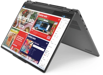 Ноутбук Lenovo Yoga 7 14IML9 Core Ultra 7 155H 16Gb SSD1Tb Intel Arc 14" OLED Touch WUXGA (1920x1200) Windows 11 Home dk.grey WiFi BT Cam Bag (83DJ0096RU) - купить недорого с доставкой в интернет-магазине