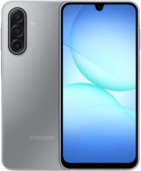 Смартфон Samsung SM-A175F Galaxy A17 128Gb 4Gb серый моноблок 3G 4G 2Sim 6.7" 1080x2340 Android 15 50Mpix 802.11 a/b/g/n/ac NFC GPS GSM900/1800 GSM1900 microSD max2048Gb - купить недорого с доставкой в интернет-магазине