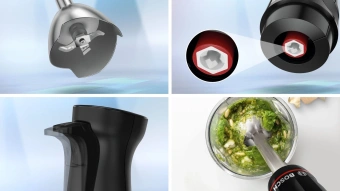 Блендер погружной Bosch MSM4B621 1000Вт черный - купить недорого с доставкой в интернет-магазине