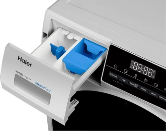 Стиральная машина Haier HWD70-BP14929S класс: B загр.фронтальная макс.:7кг (с сушкой) нержавеющая сталь инвертор - купить недорого с доставкой в интернет-магазине