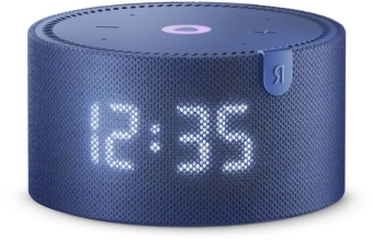 Умная колонка Yandex Станция Мини с часами Алиса синий 10W 1.0 BT 10м (YNDX-00020B) - купить недорого с доставкой в интернет-магазине