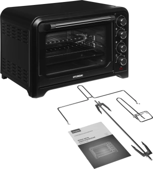 Мини-печь Hyundai MIO-HY105 45л. 2000Вт черный - купить недорого с доставкой в интернет-магазине
