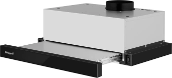 Вытяжка встраиваемая Weissgauff TEL 500 Glass черный управление: кулисные переключатели (1 мотор) - купить недорого с доставкой в интернет-магазине