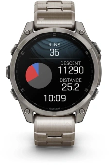 Смарт-часы Garmin Fenix fenix 8 47mm 47мм 1.4" AMOLED корп.серый рем.серый разм.брасл.:125-210мм (010-02904-40) - купить недорого с доставкой в интернет-магазине