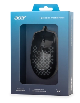 Мышь Acer OMW134 черный оптическая 6400dpi USB 6but (ZL.MCEEE.018) - купить недорого с доставкой в интернет-магазине