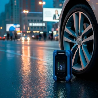 Автомобильный компрессор TrendVision Start Compressor PRO шланг 0.2м - купить недорого с доставкой в интернет-магазине
