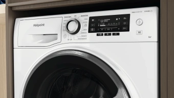 Стиральная машина Hotpoint NSD 6239 S VE RU класс: A-30% загр.фронтальная макс.:6кг белый инвертер - купить недорого с доставкой в интернет-магазине